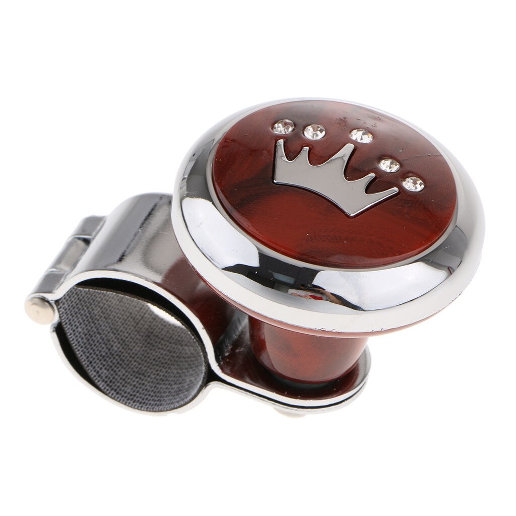 Steering Wheel Spinner Power Handle Knob w/ Stainless Steel Clip Adjustable