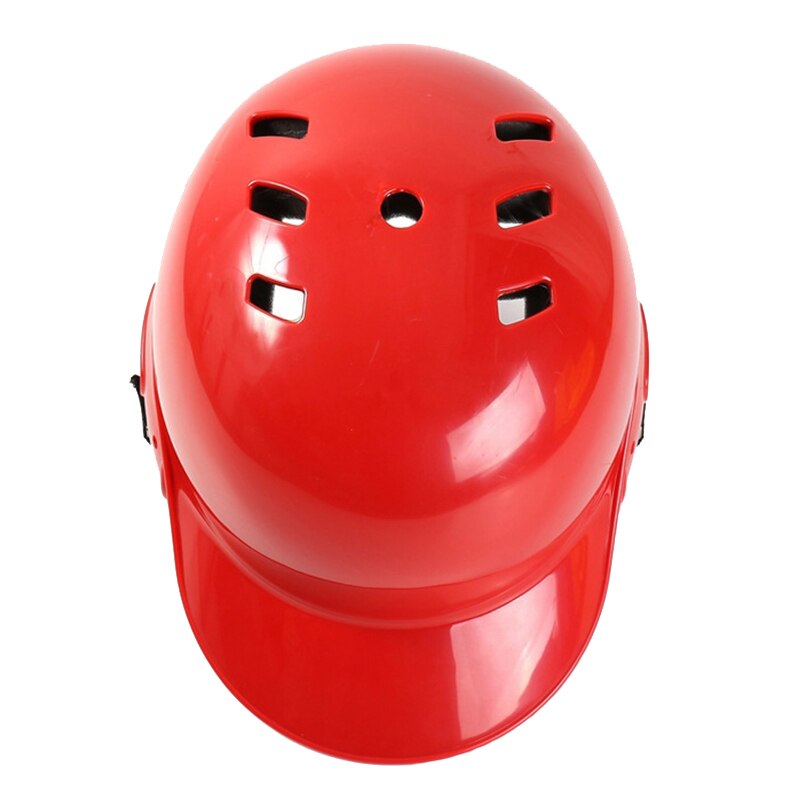 Baseball Cap Helmet 2 Colors Adults Baseball Headguard With EVA Soft Lining Age 15+: Red