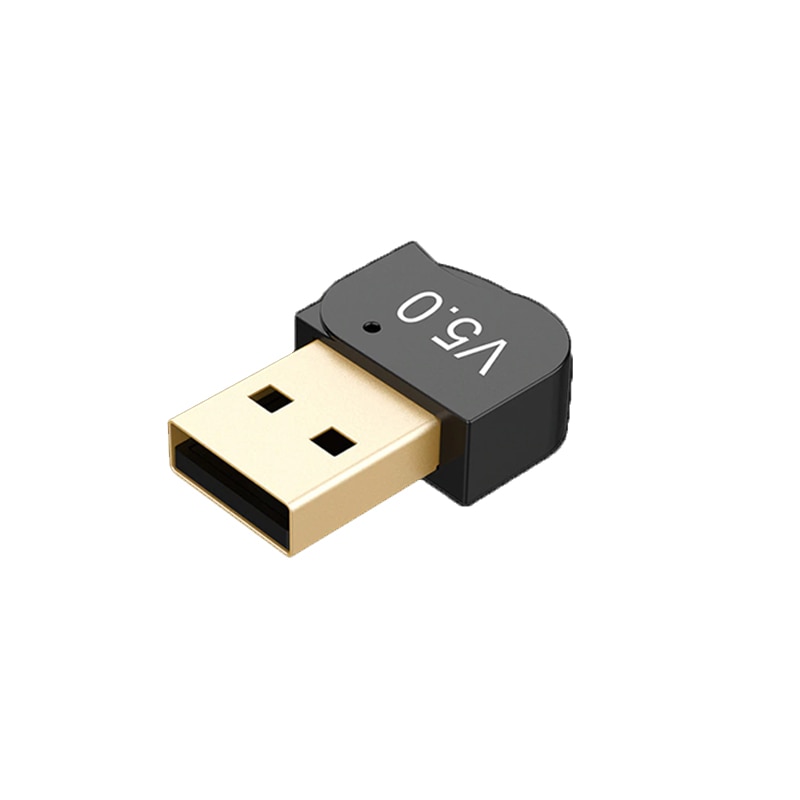 Adaptador Dongle USB de Bluetooth 5.0, Bluetooth USB Transmisor y Receptor para PC con Windows 7/8//10, Plug and Play