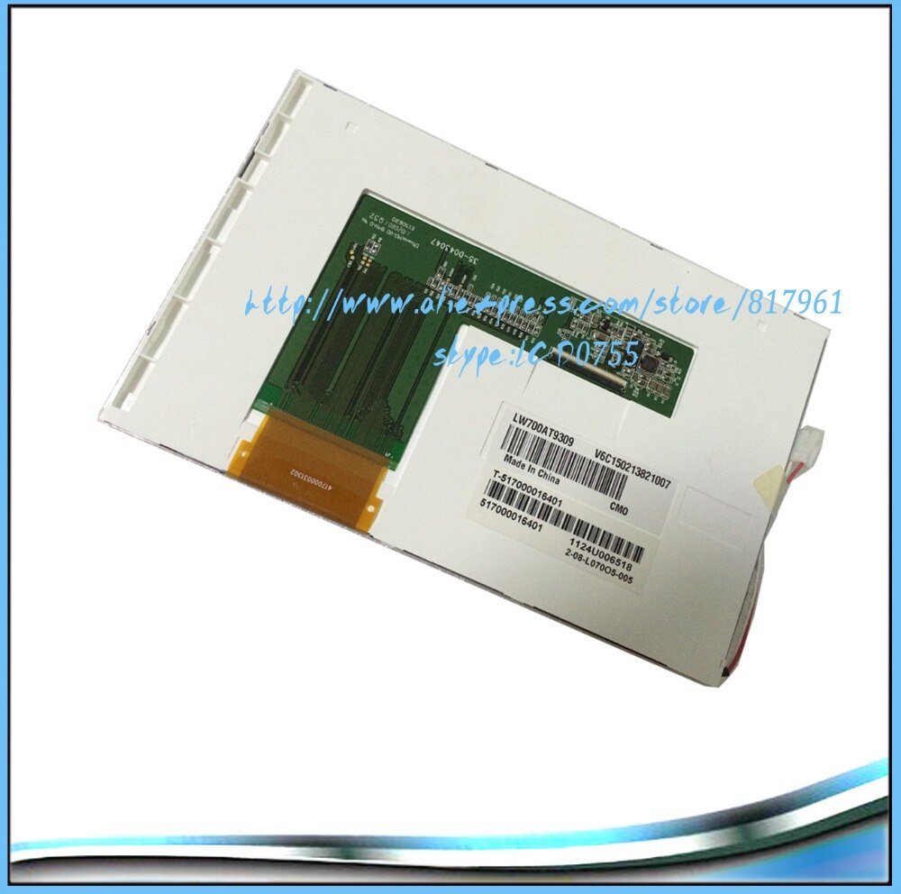 Original 7inch LCD screen LW700AT9309