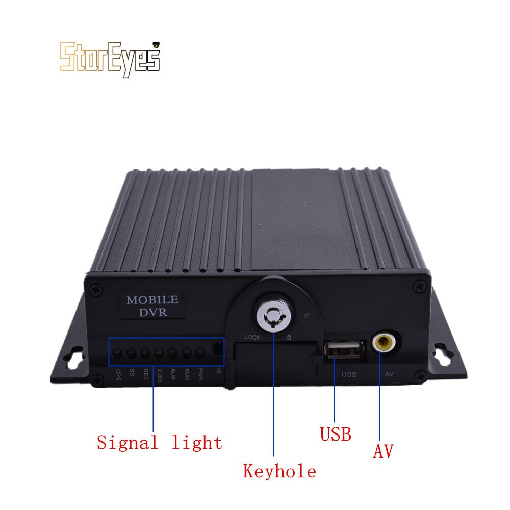 H.264 AHD 1080P 4 channel Truck Bus Taxi Mobile DVR