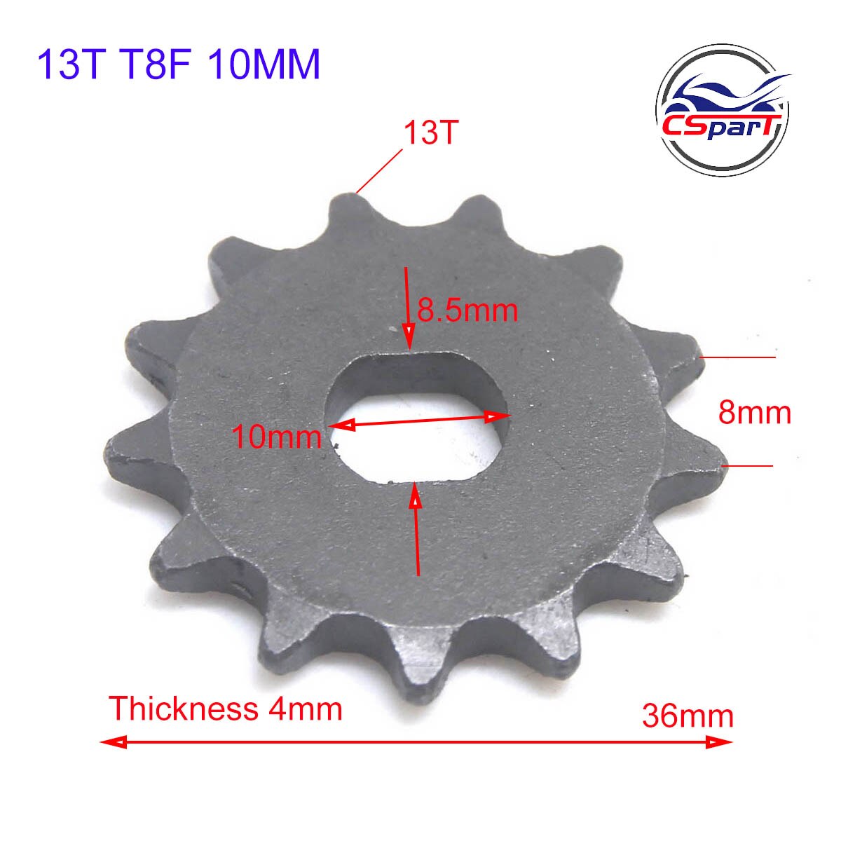 9 10 11 12 13 14 15 tann 9t 10t 11t 12t 13t 14t 15t t8f tannhjul 10mm til barberhøvel evo izip 500w 1000w elektrisk scooter: 13