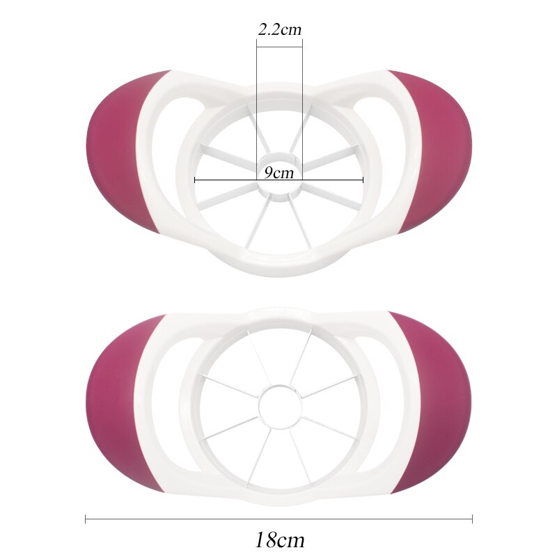 Trancheuse à 8 lames en acier inoxydable pour fruits, trancheur de pommes et poires, séparateur de fruits, Gadget de cuisine