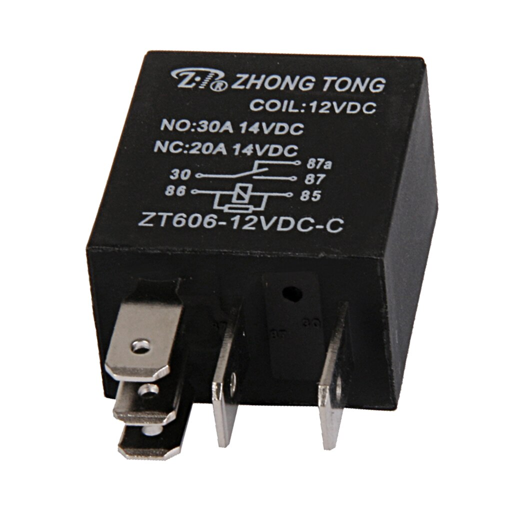 Auto Truck Voertuig Automotive Dc 12V 20A/30A Spdt Relais Relais 5 Pin 5 P