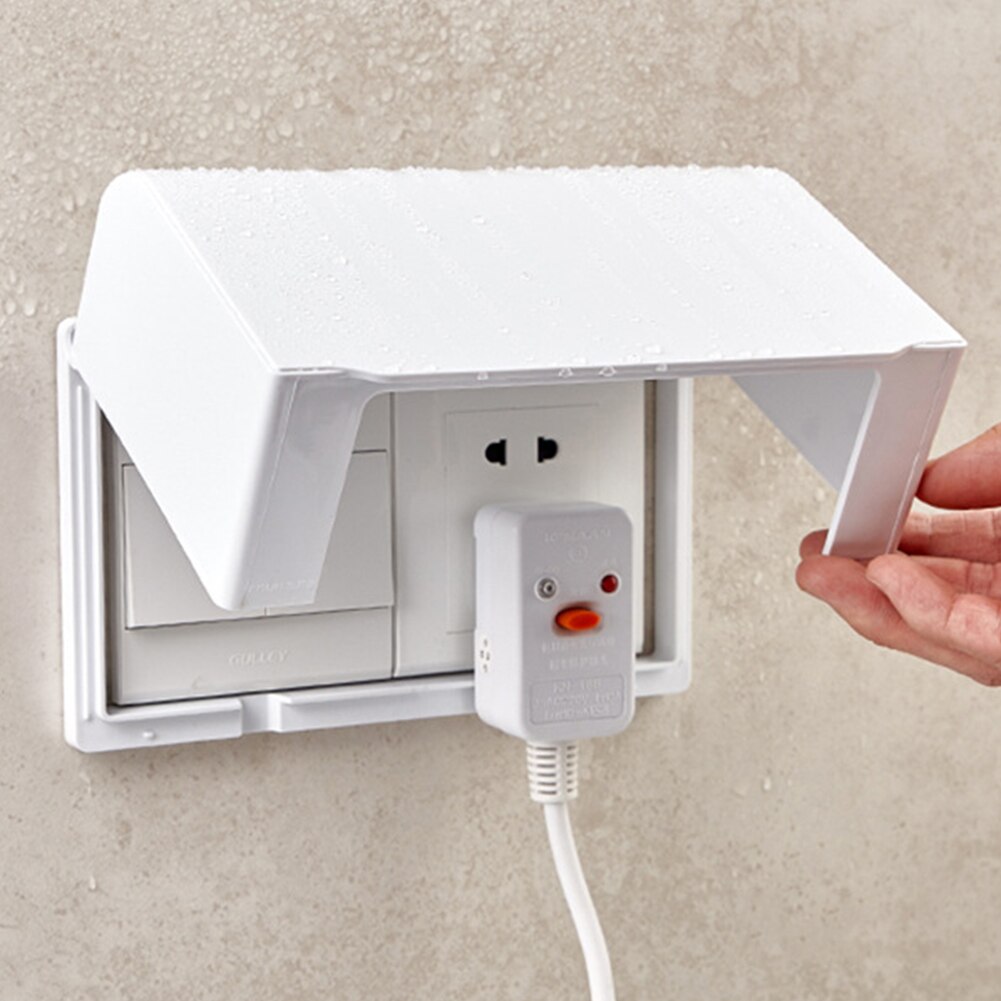Home Switch Socket Protective Box Dust Cover for Wall Socket Rectangular Switch Box Household Waterproof Cover Box