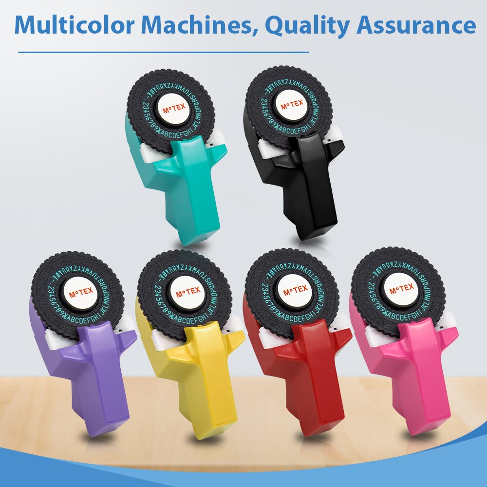 Labelwell 10 sztuk Multicolor kompatybilny dymo 3D tłoczenie taśmy 9mm DIY plastikowe tłoczenie etykiety do drukarki Dymo 1540 Motex E101
