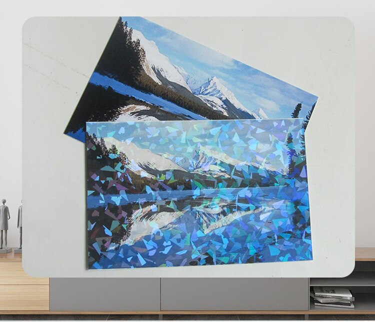 Plakband Terug Koud Lamineren Op Papier Plastic 50 Vellen 105X165Mm Diy Pakket Kleur Kaart Foto Lamineren film