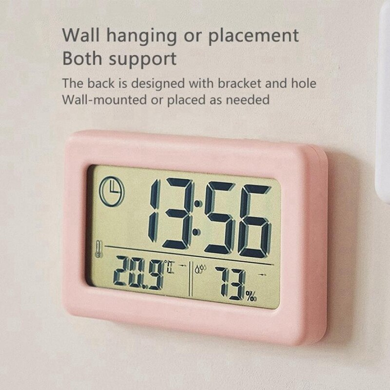 LED Digital Clock Electronic Digital Screen Desktop Clock for Home Office Backlight Snooze Data Calendar Clocks