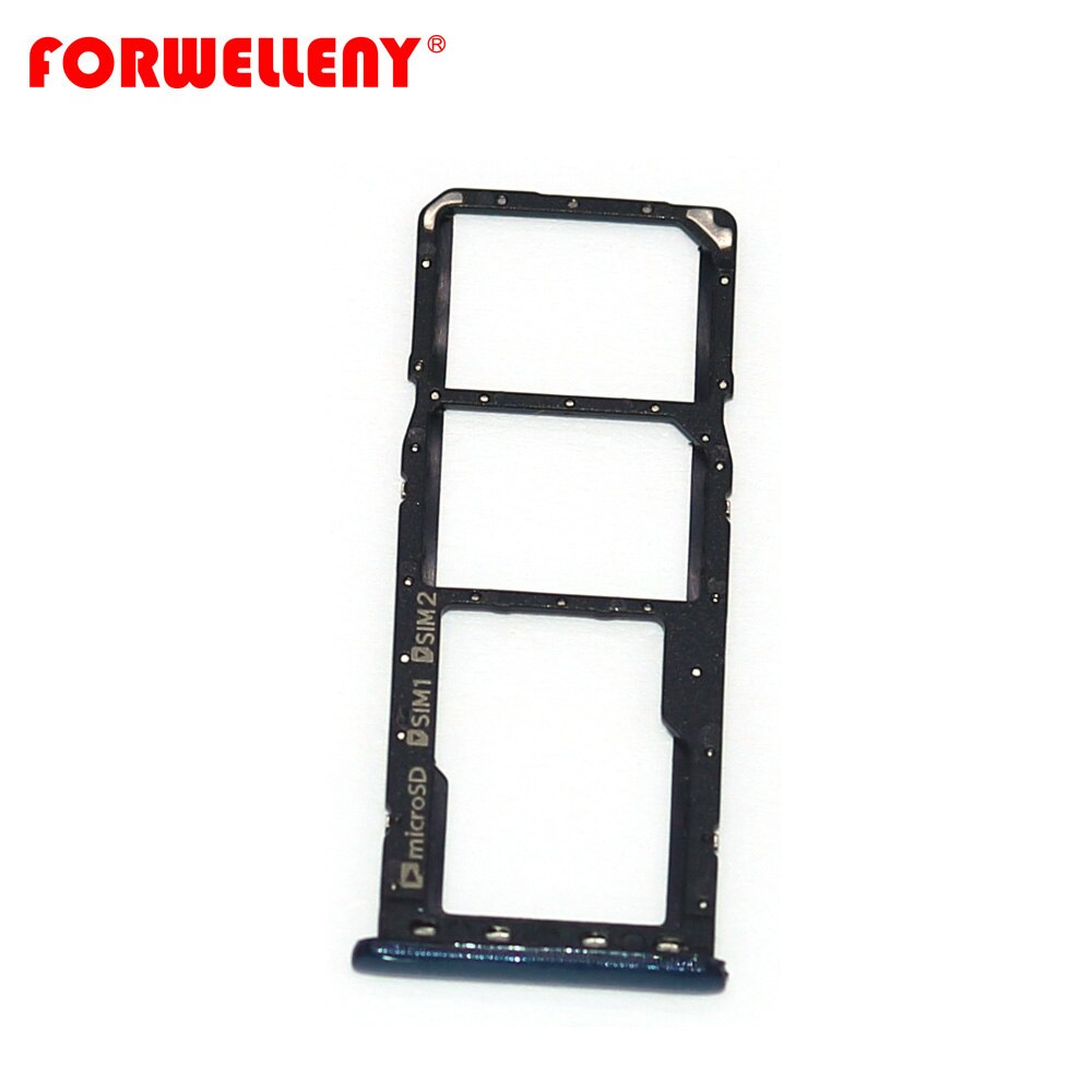 For SAMSUNG Galaxy A7 SM-A750 Micro Sim Card Holder Slot Tray Replacement Adapters Black, gold, red, BLUE: black