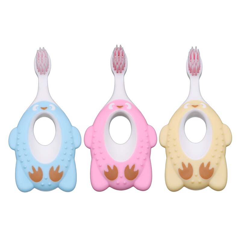 Leuke Baby Tandenborstel Kids Training Tand Borstels Cartoon Vorm Kinderen Dental Oral Care Tool Non Slip Tandenborstel