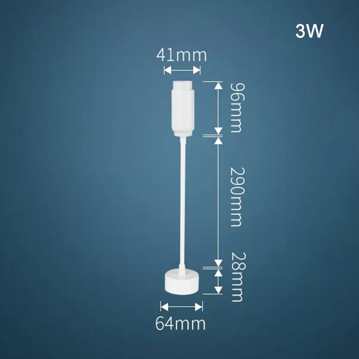 Kommerzielle 30 cm oder 50 cm lange Arm-Schwanenhals-LED-Schienenleuchte mit Abstrahlwinkeleinstellung für sterben Beleuchtung von beladen, beladen, Einkaufszentrum, Ausstellungen und Zuhause: Licht Grün / Beige