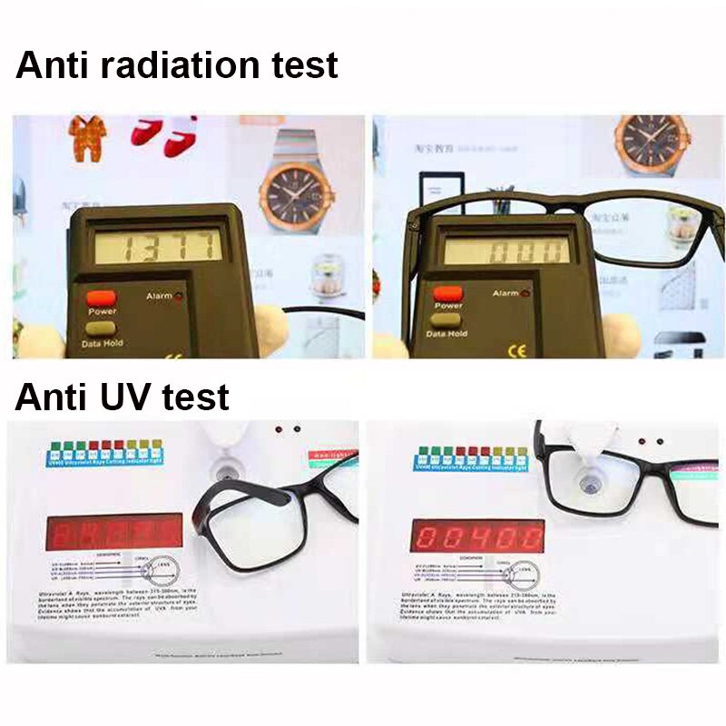 Anti Blue Ray Glasses UV Protection Computer Gamer Blue Light Block Glasses Blue Filter Anti Fatigue Eyeglasses Negative Ion