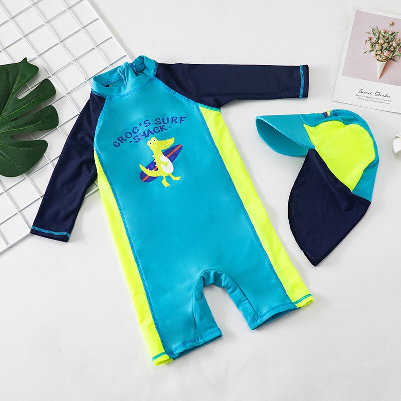 Baby badpak jongens zonnebrandcrème snel drogend surfpak strandvakantie lente warm badpak