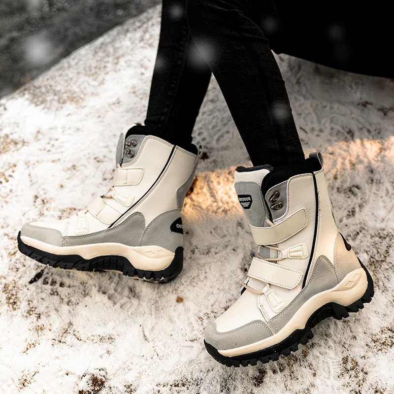 Acheter Bottes De Neige Pour Femmes, Bottes à Plateforme, Chaussures D'hiver Antidérapantes Pour Femmes, Bottines Chaudes En Fourrure Pour Femmes, Bottes Compensées Imperméables à La Cuisse