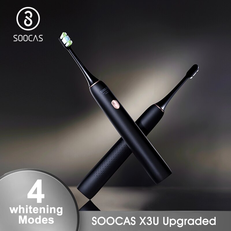 SOOCAS-cepillo de dientes eléctrico sónico X3U, carga rápida, resistente al agua, IPX7