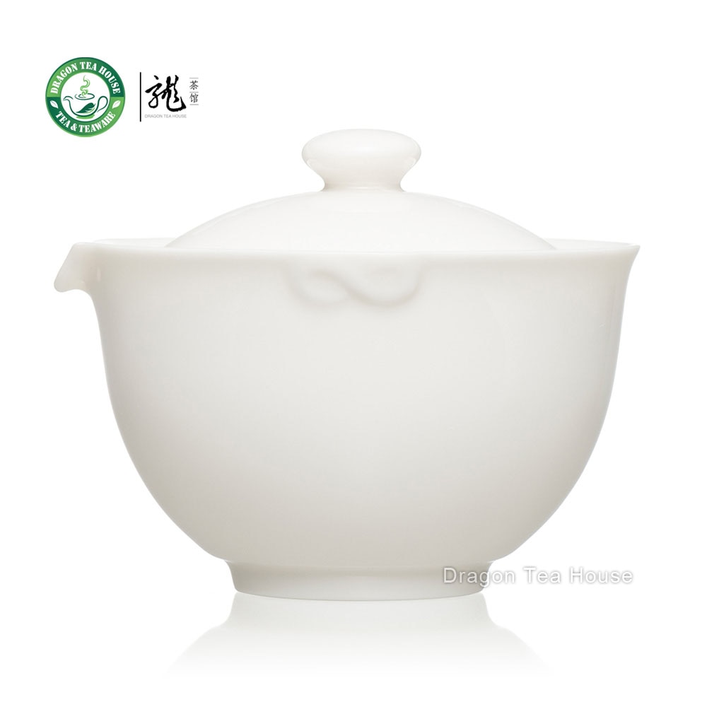 Gaiwan fein Reine Weiß Jade Porzellan China Kung-Fu Gaiwan 155 ml