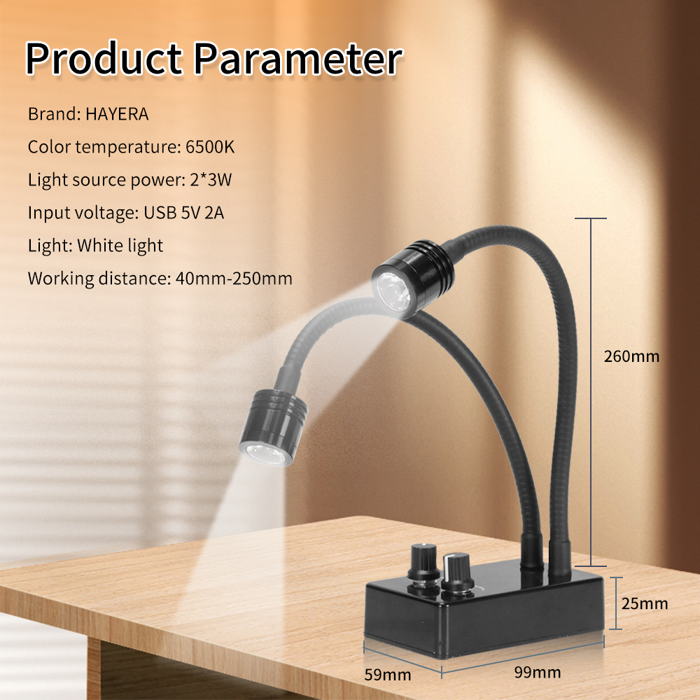 LED Microscope Light Source Gooseneck Lamp Illuminators for Industrial Camera Digital Microscope Phone Soldering Repair Welding