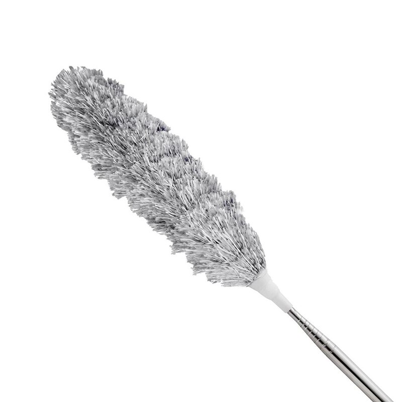 Telescopic Feather Duster Multipurpose Reusable Ceiling Furniture Cleaning Tool for Home Car Office UD88: Default Title