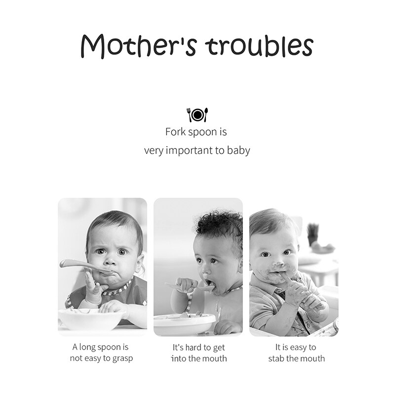 let's make Baby Spoon Set Free Silicone Self Feeding Baby Weaning Spoon Safe Feeding Set Utensils Infant For Kids Ages 5 Months+