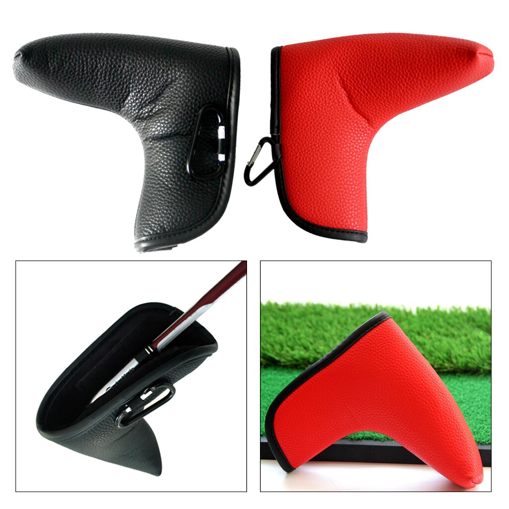 Golf Blade Putter Head Cover Headcover Protector Bag Club Cover Sleeve