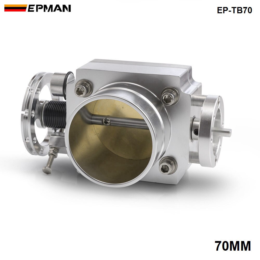 Universal Upgrade Aluminum Blue 70MM Throttle Body Intake Manifold MK1 MK2 MK3 EP-TB70: Default Title