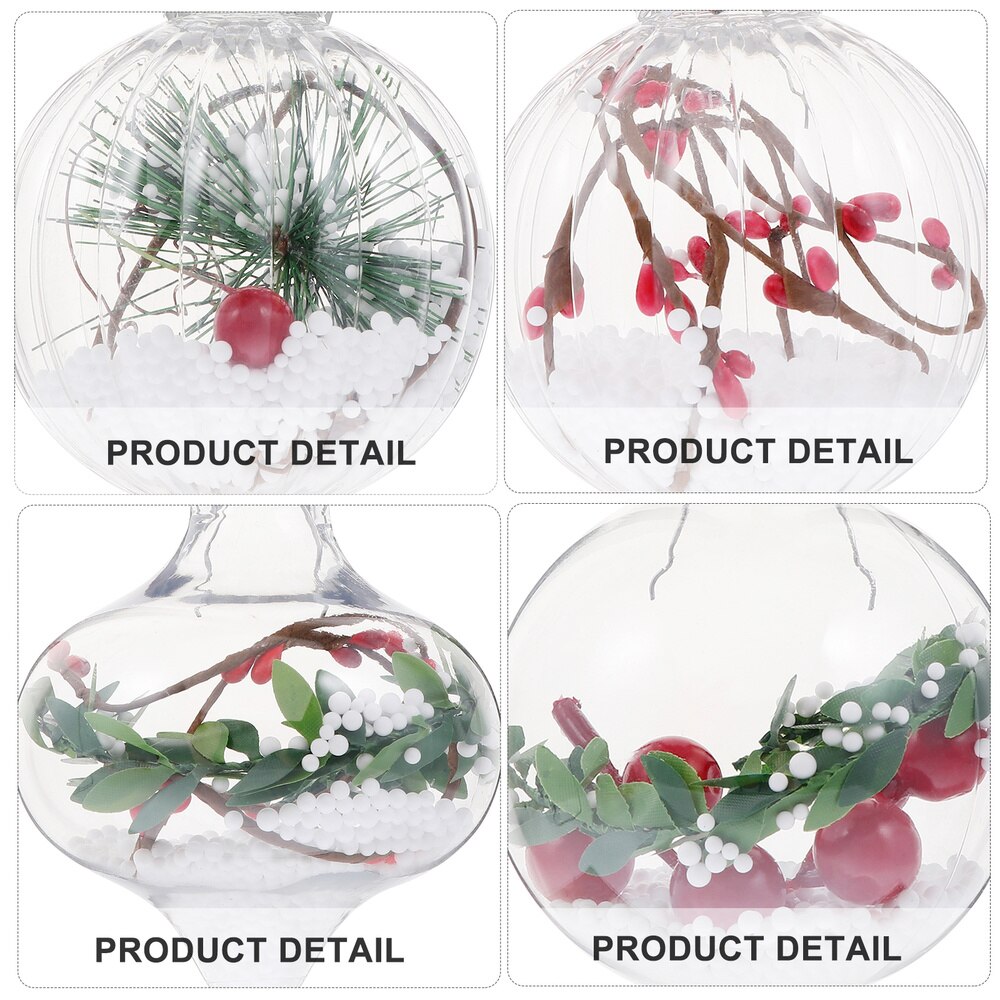 6 stuks kerstbal hangende ornamenten kerstballen hangende hangers kerstboom hangende ornamenten voor thuis binnen