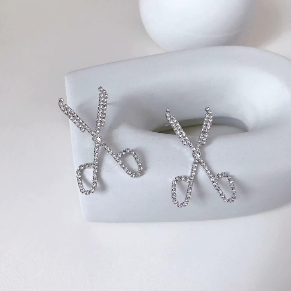 UMMM Aardbei Grappige Tekening Oorbellen Dangle Hoop Sieraden Drop Cirkel, Metaal Zilver