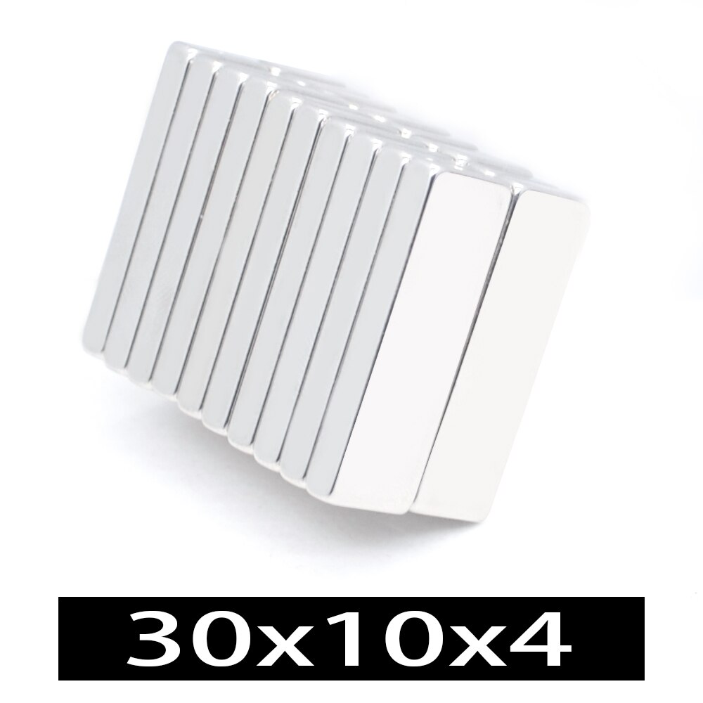 Neodymium Magnet Bar 30x10x4mm Samll Rectangle Magnets Super Strong Powerful Permanent Rare Earth Magnets Imanes Magnetic Strip