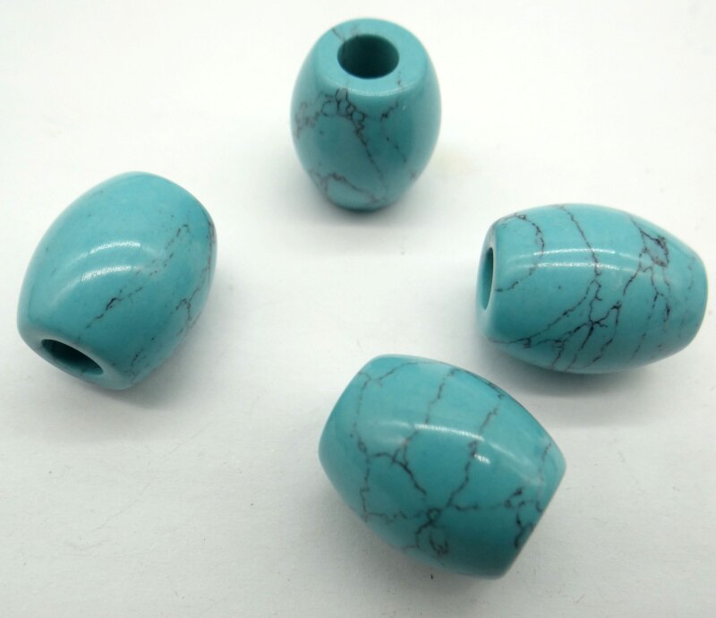 16*18mm Natürliche Stein Quarz kristall Opal Unakite große loch perle anhänger Für diy Schmuck machen halskette Armband zubehör 1PC: NO.10