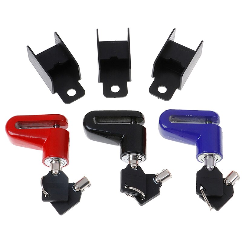1 Pcs Anti Theft Disk Disc Brake Rotor Lock For Scooter Bike Safety Lock For Outdoor Motorcycle Bicycle Cycling Accessories