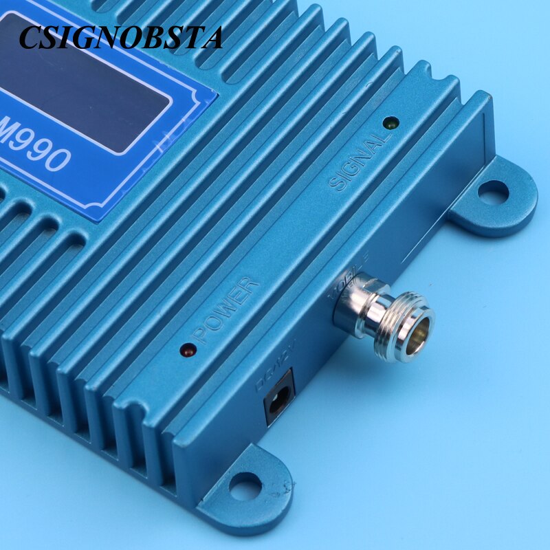 GSM 900MHz Signal Booster - 70dB High Gain Repeater - 100-200 sq.m Coverage - LCD Display