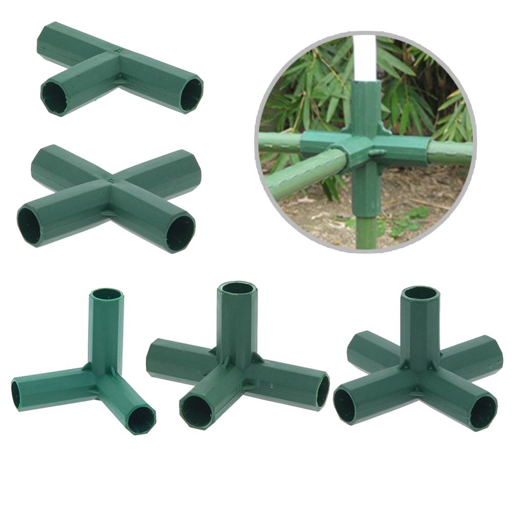 MM PVC Fitting 5 Types Stable Support Heavy Duty Greenhouse Frame Building Connector Garden Supply famous