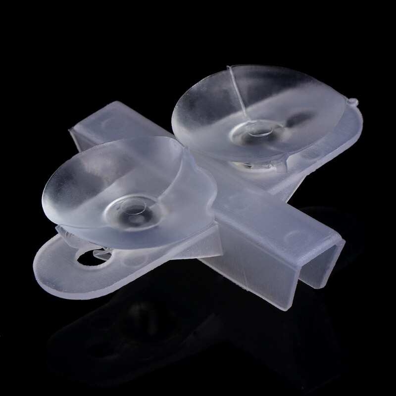 5pcs Aquarium Fish Tank Divider Suction Cup Divider Plastic Sheet Holder Set