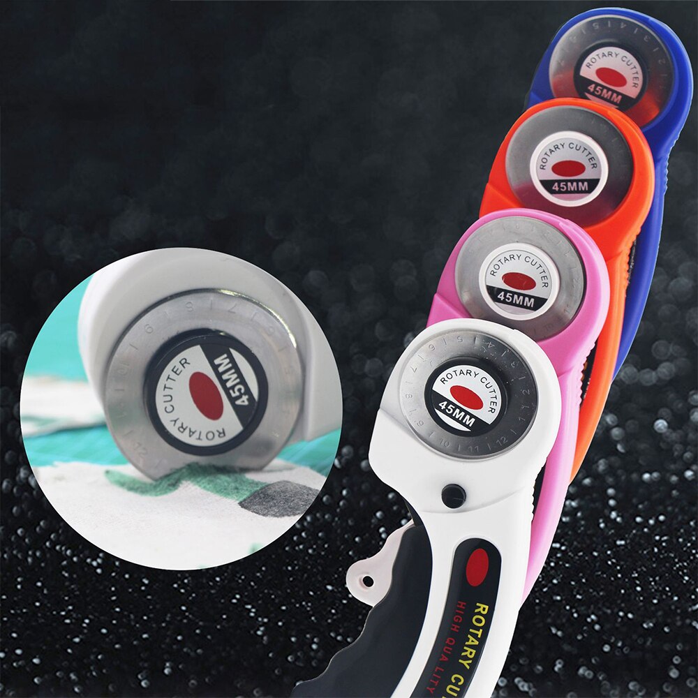 Leder Handwerk rotierend Cutter Leder Schneiden Werkzeug Stoff Cutter Rund Klinge DIY Patchwork NäHenne Quilten passen Olfa schneiden 45mm