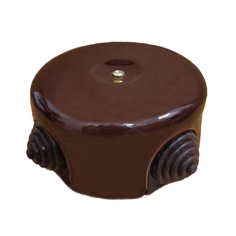 Ceramic Wiring Box Flame Retardant Wall Wire Junction Box Waterproof Ceramic Electrical Mounting Box