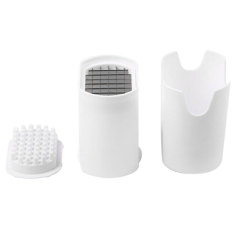 Caja de corte de patatas fritas, cortador de taza, cortadora de plástico, cortador de patatas fritas, herramienta de fabricación, utensilios de cocina para cortar patatas fritas