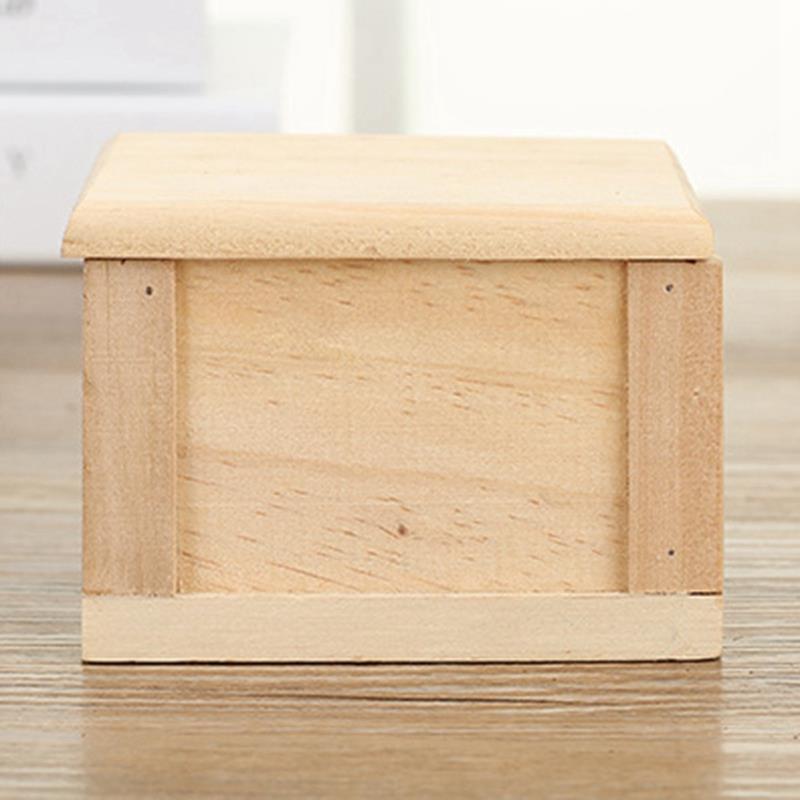 Maison de Hamster en bois naturel, petit Animal, cachette pour cochon d&#39;inde, Chinchilla, hérisson, Cage d&#39;écureuil, accessoires pour Hamster