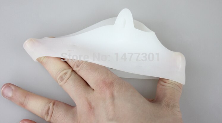 Dagelijks gebruik 1 paar = 2 stks voetverzorging Biologische siliconen Hallux valgus orthese Teen separator De grote teen corrector voorvoet pad