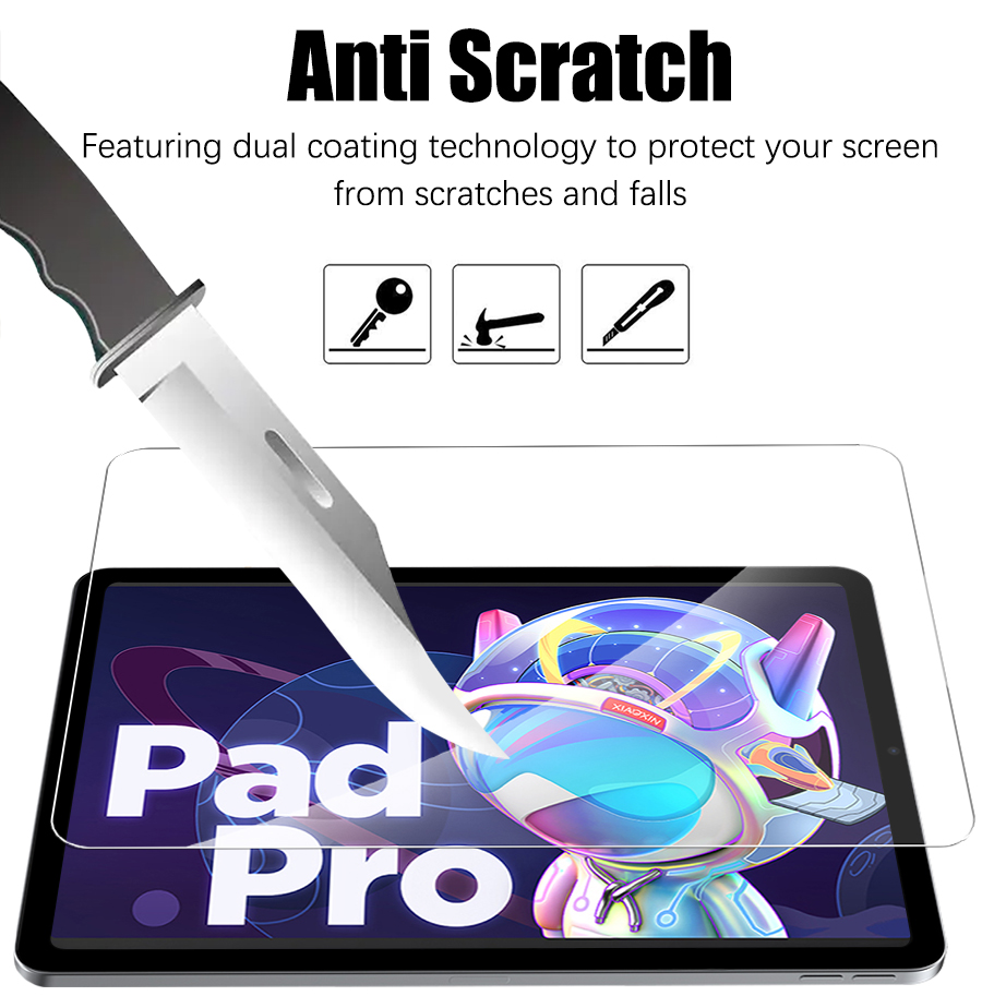 Protector de pantalla de vidrio templado para Lenovo TAB M10 2nd 3rd Plus M9 M8 Y700 Legion P11 Pro Xiaoxin Pad, accesorios para tableta, 2 uds.