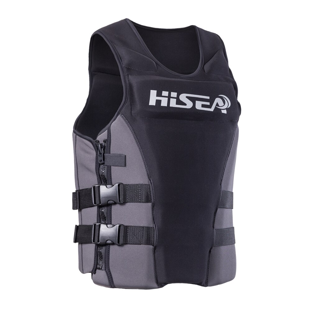 Hisea Neoprene Profession Life Vest Men Women Life Jacket Buoyancy Lifejacket Drifting Surfing Life Vest Swimming Floating Cloth