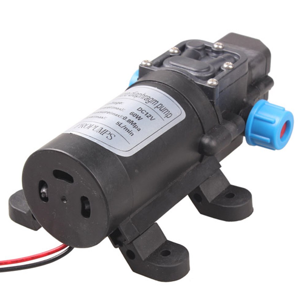 Micro Diaphragm Water Pump DC12V 60W High Pressure Automatic Switch 5L/min Self-priming Boost PumpFor Home Garden Car