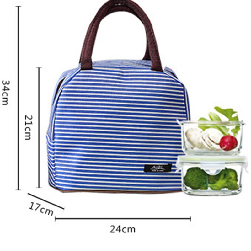 Fiambrera portátil con refrigerador térmico aislado para hombre y mujer, bolso para pícnic, bolsa de almacenamiento, Oxford, impermeable