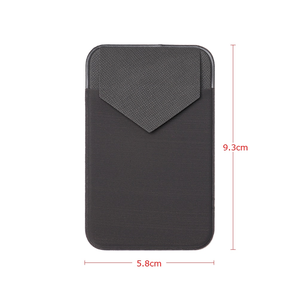 Cellphone Card Holder Stick-on Wallet Phone Wallet Case Elastic Adhesive Wallet Universal Cellphone Wallet Phone Pocket