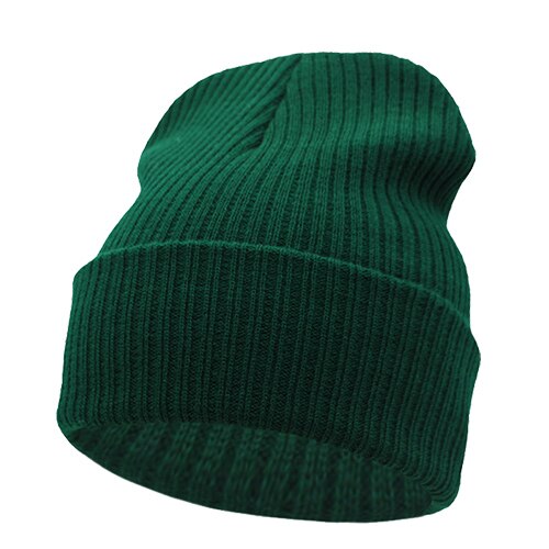 Beanies Winter Hat For Men Knitted Hat Women Winter Hats For Women Men Knit Caps Blank Casual Wool Warm Flat Bonnet Beanie: green