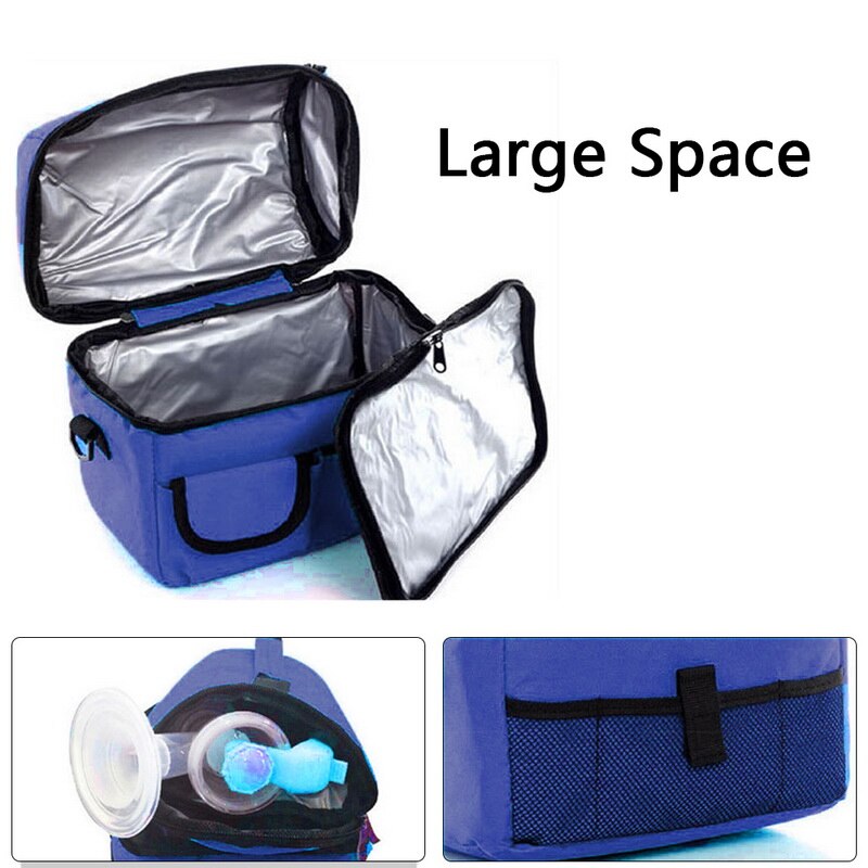 Adisputent dubbeldeks lunchtas thermische isolatie tas waterdichte lunchtas die voedsel vers houdt multifunctionele picknickkoffer