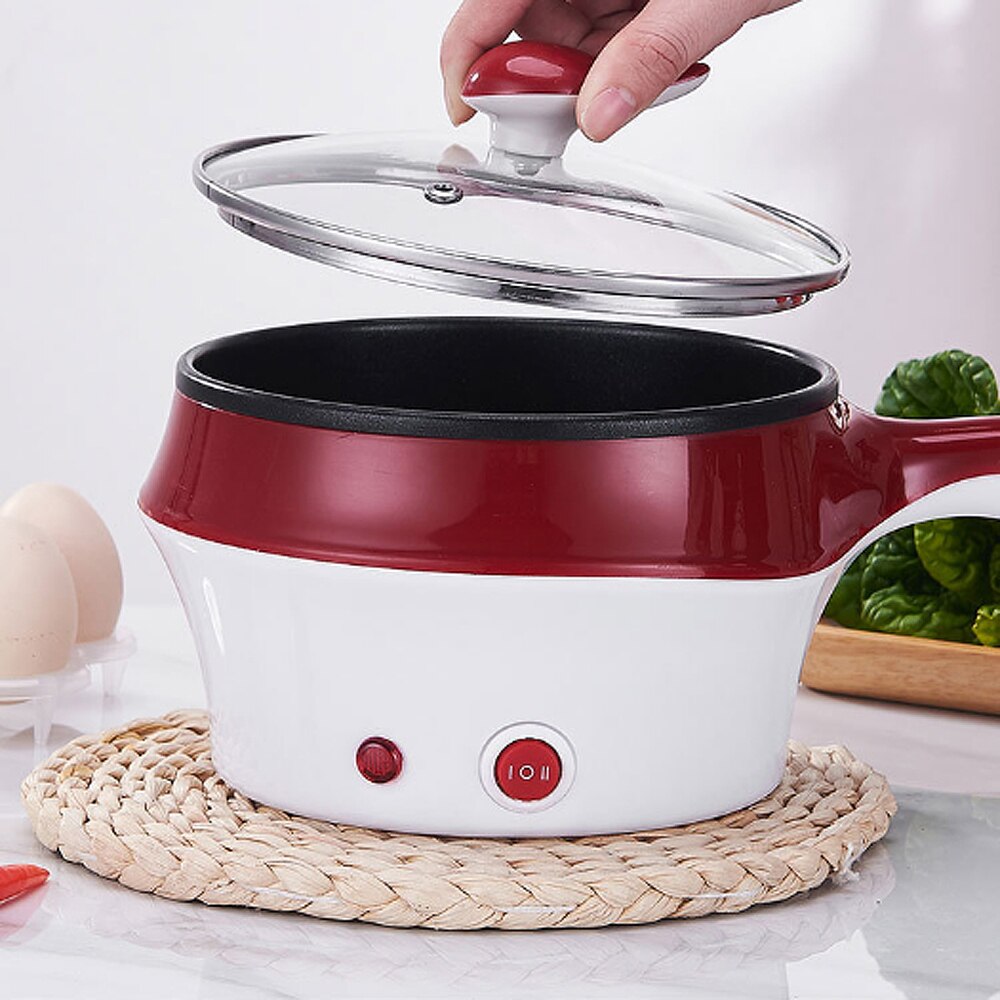 HA-Life Mini Multifunction Electric Cooking Machine Single/Double Layer Available Pot Multi Electric Rice Cooker Non-Stick Pan