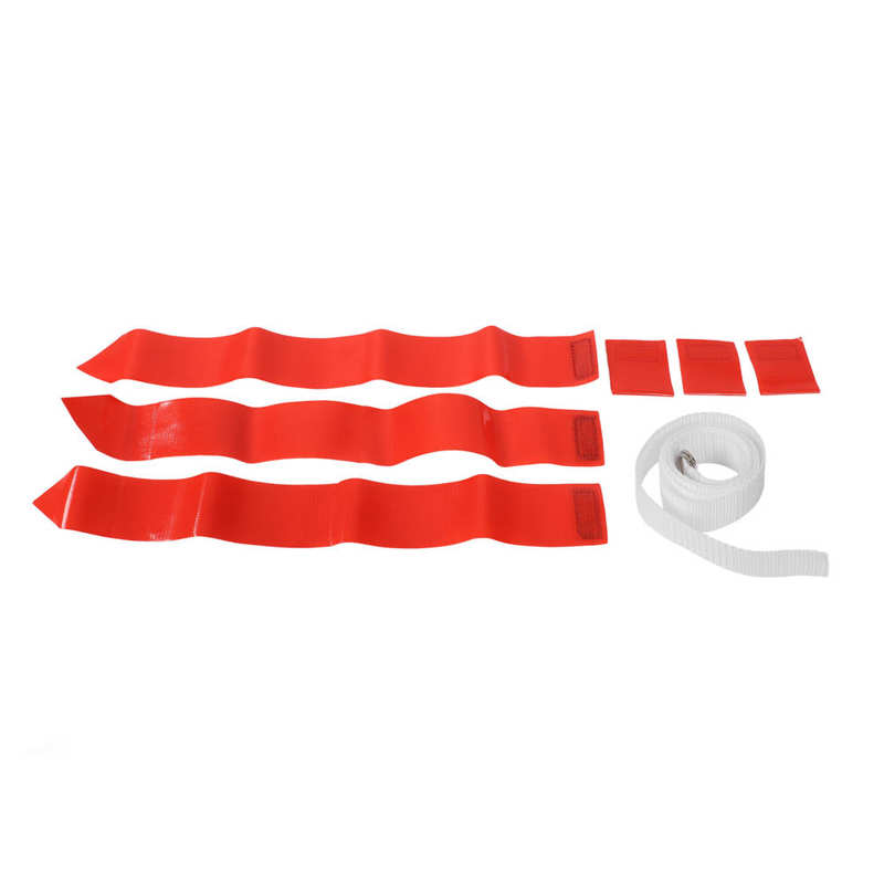 Football Belt Flag Red Soccer Belt Tag for Recreational Activities for Children