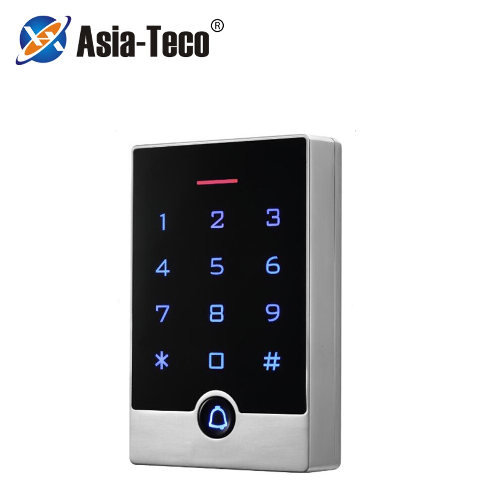 Backlight Touch 125Khz RFID Standalone Access Control Reader Keypad IP65 Waterproof Keypad 2000 Users
