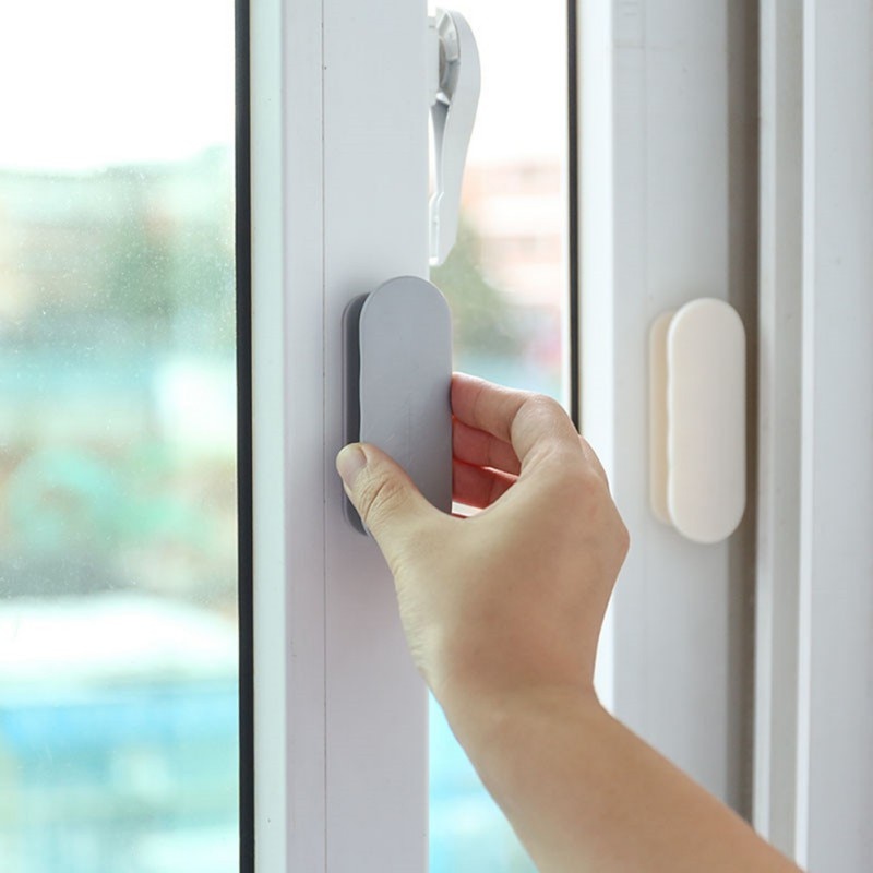 2 stk selvklæbende håndtag til døre glasvindueskab skuffe dørhåndtag skydedørhåndtag push-pull hjemforsyninger