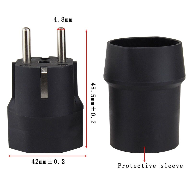 Swiss to European standard Plug adaptor Electrical socket Travel Adaptor EU Plug Multipurpose Power plug